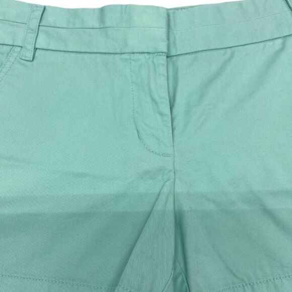 J. Crew women’s Sea Green Flat Front Chino Shorts size 6 - Picture 4 of 5